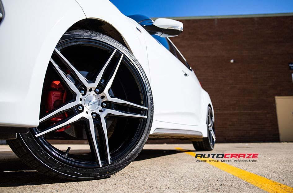 HYUNDAI VELOSTER TURIN BLACK MACHINED FACE